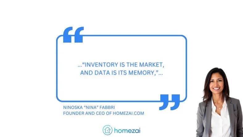 Quote from Ninoska Nina Fabbri Founder and CEO of Homezai.com